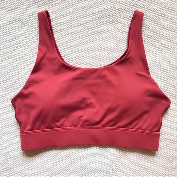 Outdoor Voices Lightform Circle Back Bra in Earth Red (S) - Picture 3 of 10